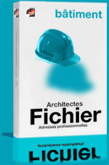 jaquette fichier adresse annuaire architecte
